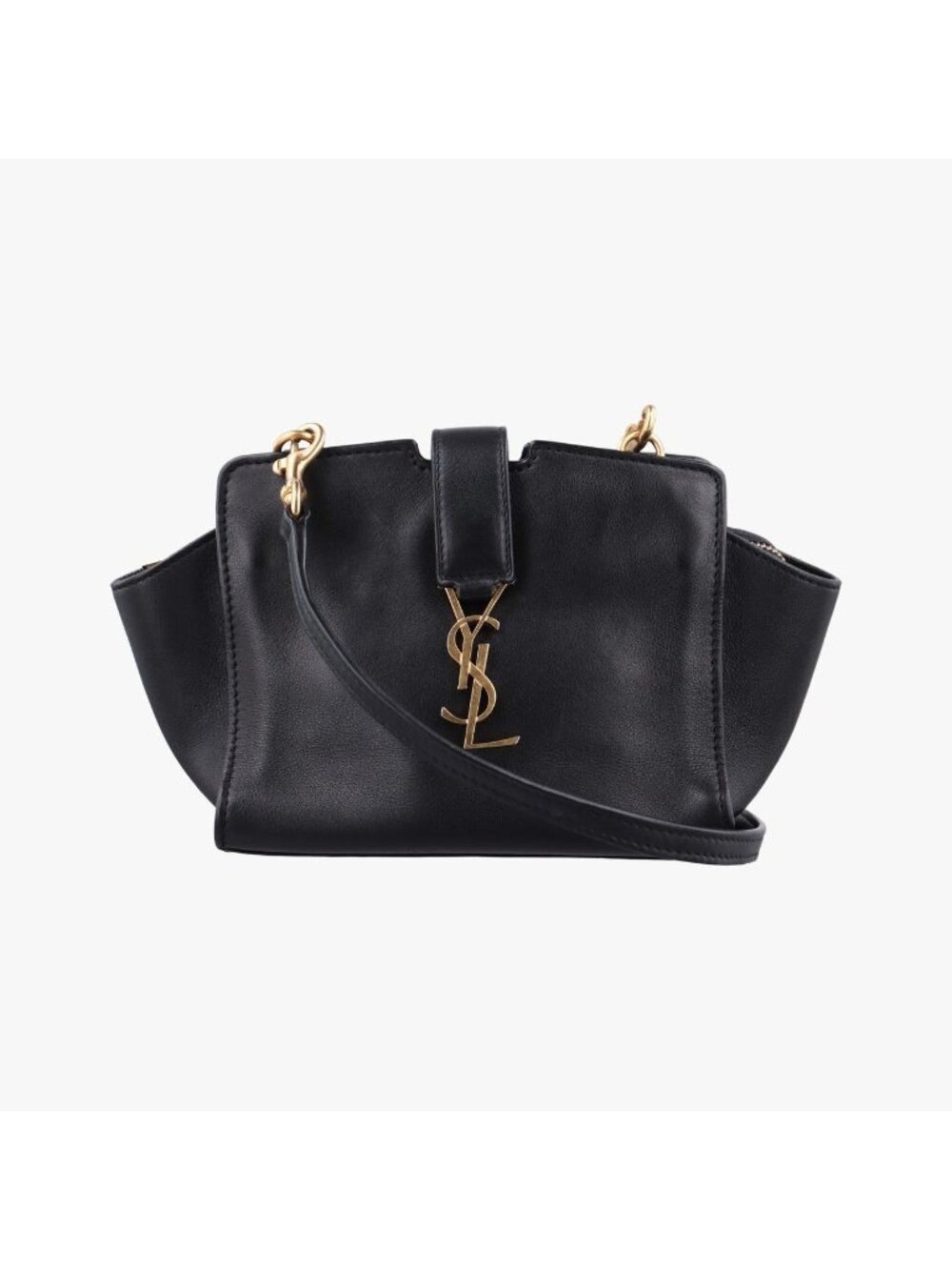 Saint Laurent Toy Cabas Black Leather